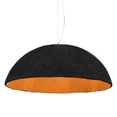 Afbeelding van Hanglamp E27 Ø70 cm zwart en goud