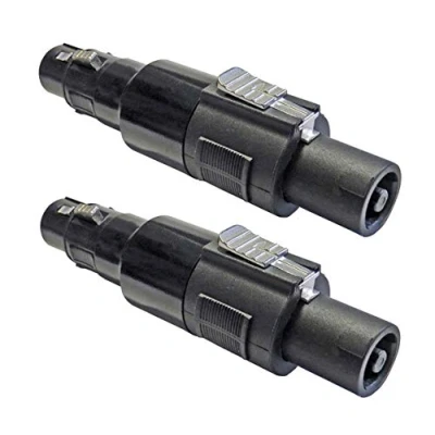 Afbeelding van keepdrum ADA038 Speakon XLR vrouwelijk naar adapter, 2 stuks