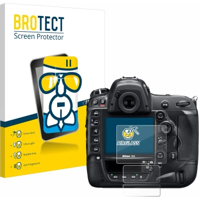 Afbeelding van BROTECT Screenprotector voor Nikon D4 Folie Beschermfolie Beschermglas transparant