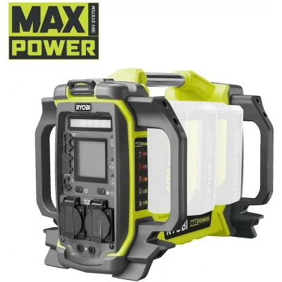 Afbeelding van RYOBI RY36BI1800A 0 36V Max Power PowerHub 4 poorts omvormer accu generator 1800W (zonder en lader) 5133004942