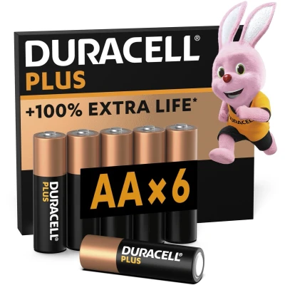 Afbeelding van Batterij Duracell Plus 6xAA