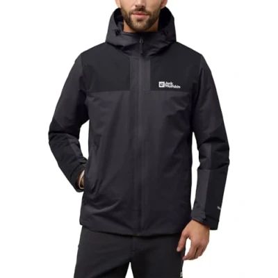 Afbeelding van Jack Wolfskin Jasper INS Jacket Outdoorjas, Heren, Maat: Small, Phantom