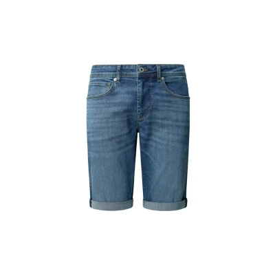 Afbeelding van Pepe Jeans CASH Jeansshort, Heren, Maat: 30, Medium washed