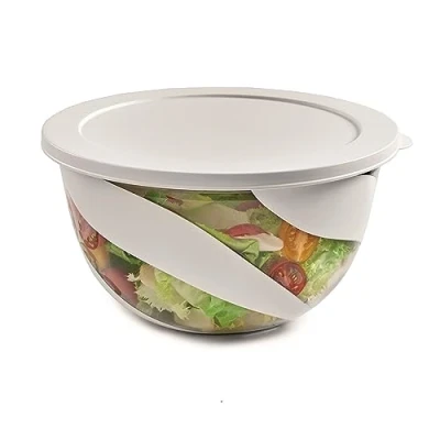 Afbeelding van Snips, Witte slakom, slakom met deksel, 5 LT, gemaakt in Italië, Bpa Free