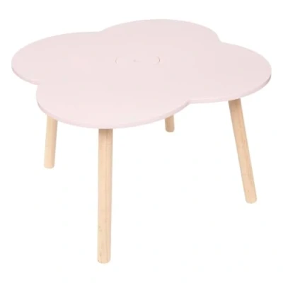 Afbeelding van Atmosphera Kids Tekentafel/Kindertafel Bloem Ø51xH40cm Roze (PRE ORDER 9/2)