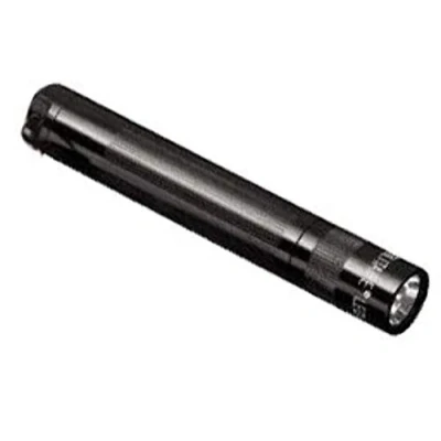 Image de Maglite Lampe Torche de Poche Porte cles Solitaire Noire 8 cm + Coffret Pile AAA Amp, noir, MGLK3A012