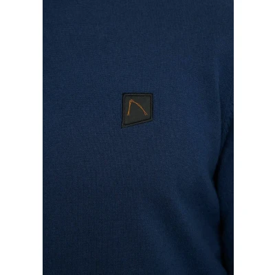 Afbeelding van CHASIN&#039; Heren Trui Ard Mock Donkerblauw