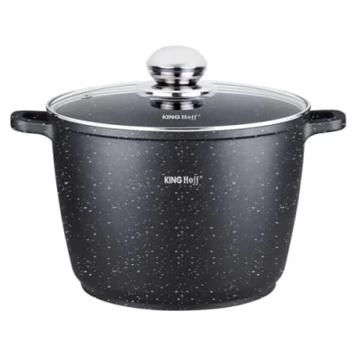 Afbeelding van Kinghoff 1598 Hoge Braadpan met Aromaknop 24 cm 6.2 liter