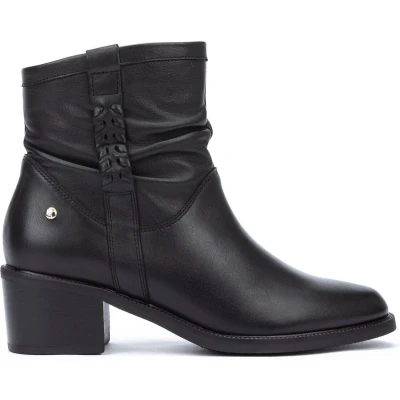Afbeelding van Pikolinos Bacarot Korte laarzen, Dames, Maat: 41, Black Leer