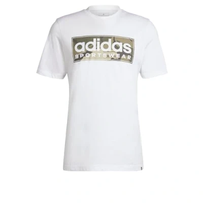 Afbeelding van adidas Sportswear Tshirt print, Heren, Maat: Small, White