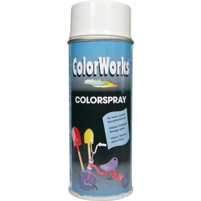 Afbeelding van Colorworks Spuitbus Colors HG Wit 400ML