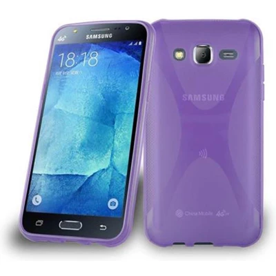 Afbeelding van Cadorabo Hoesje geschikt voor Samsung Galaxy J5 2015 in LILA VIOLET Beschermhoes gemaakt van flexibel TPU silicone Case Cover