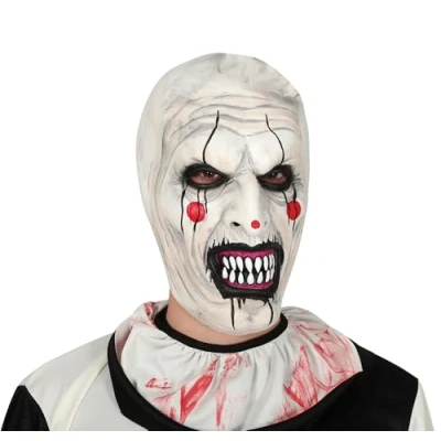 Afbeelding van Fiestas Guirca Horror clown masker latex volwassenen verkleed accessoires Halloween