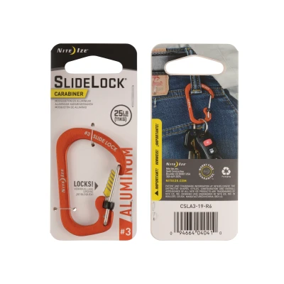Afbeelding van Nite Ize Karabijnhaak Slidelock Aluminium Oranje #3