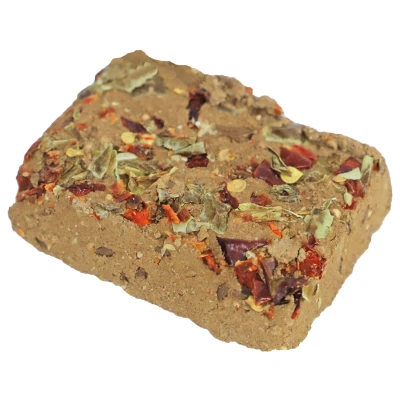 Afbeelding van JR Farm parkiet &amp; kanarie piksteen mineralensteen leem/zaad, 75 gram