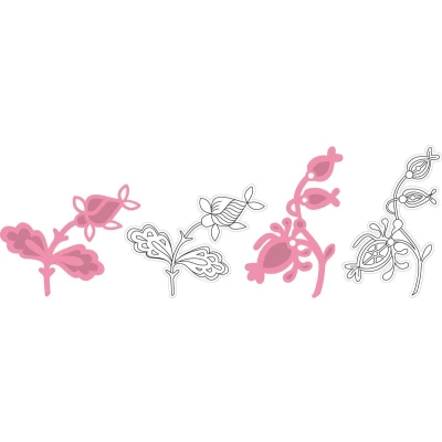 Afbeelding van Marianne D Collectables Twee bloemen COL1305