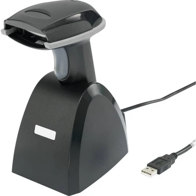 Afbeelding van Renkforce LS6300BU USB Kit Barcodescanner Bluetooth 1D Laser Zwart Handmatig Bluetooth,