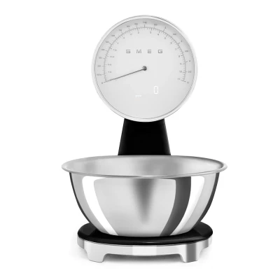 Afbeelding van Smeg Ksf01blww Keukenweegschaal Analoog/digitaal Zwart