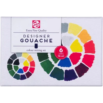 Afbeelding van Talens Designer Gouache Colour Mixing Set 6 x 16 ml