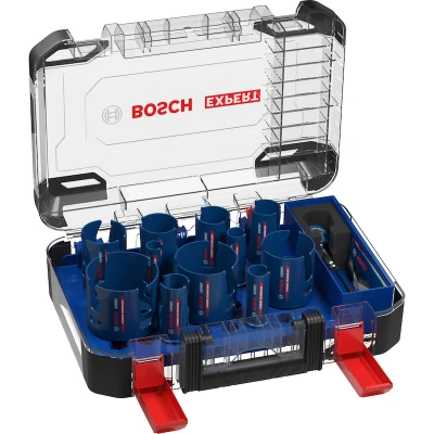 Image de BOSCH 2608900489 Expert Construction Material universal hole saw set 20 76 mm 15 piece