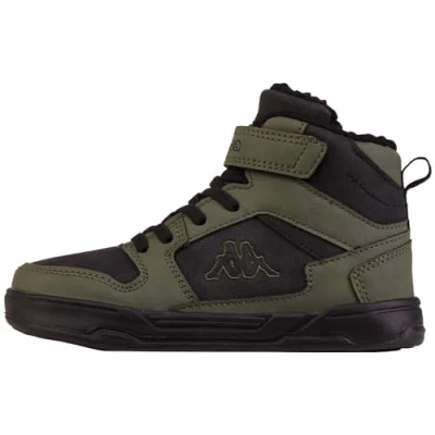 Afbeelding van Kappa unisex kindersneaker high top stijlcode 261071 3111 groen