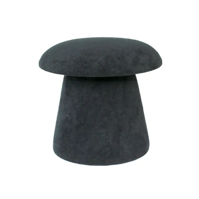 Afbeelding van Leitmotiv Poef Mushroom Zwart