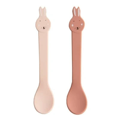 Afbeelding van Trixie siliconen kinderlepels mrs. rabbit 2st