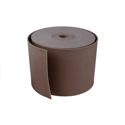 Afbeelding van Wovar Borderrand Kunststof Taupe 15 cm hoog Rol 10 Meter