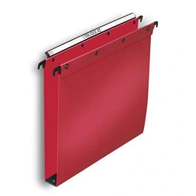 Afbeelding van ELBA Polypro 100330387 hangmap, A4, bodembreedte 3 cm, polypropyleen, kunststof, 10 stuks, rood