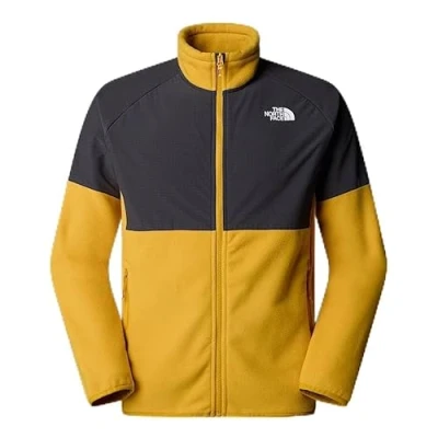 Afbeelding van The North Face Glacier Heavyweight FULL ZIP Fleecejas, Heren, Maat: Large, Turmeric/asphalt grey/black