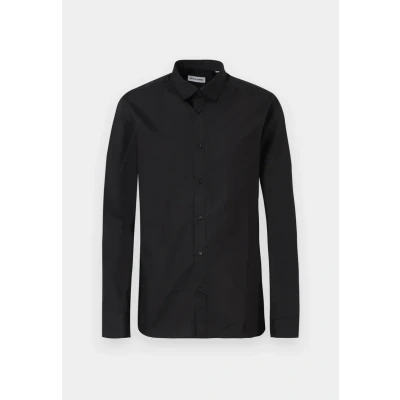 Afbeelding van Jack &amp; Jones Jjjoe Plain Zakelijk overhemd, Heren, Maat: Medium, Black