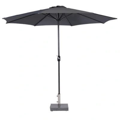 Afbeelding van Lotus Parasol Ø300 cm Carbon Black Dark Grey