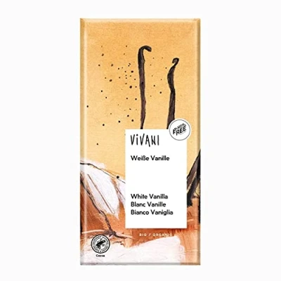 Afbeelding van Vivani Chocoladereep Wit met Vanille 80GR