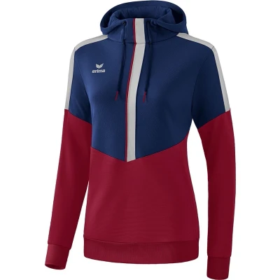 Afbeelding van Squad sweatshirt met capuchon dames new navy/bordeaux/silver grey / 36