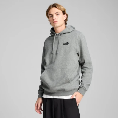Image de PUMA Hoodie avec petit logo N 1 Essentials Homme, Vêtements, Medium Gris Heather, 3XL
