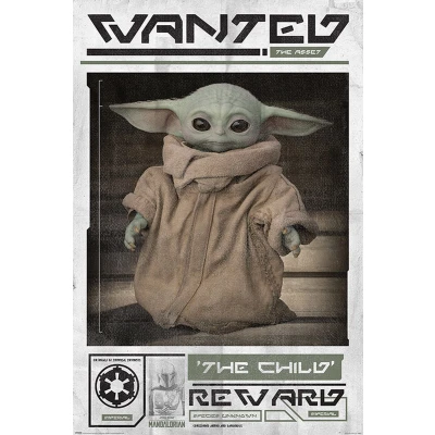 Afbeelding van Star Wars: The Mandalorian Child Wanted Maxi Poster
