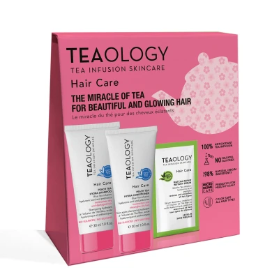 Afbeelding van Teaology Peach Tea Hair Kit 30 x 3 ml Haarverzorging