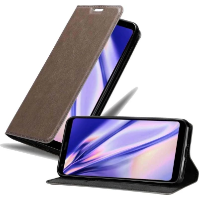 Afbeelding van Cadorabo Hoesje geschikt voor LG Q STYLUS in KOFFIE BRUIN Beschermhoes met magnetische sluiting, standfunctie en kaartvakje Book Case Cover Etui