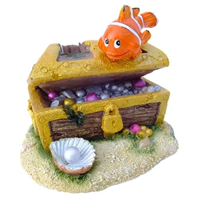 Afbeelding van Aqua Della Aquariumdecoratie Vissen Clownfish 9 4,5x3,5x4cm 1st