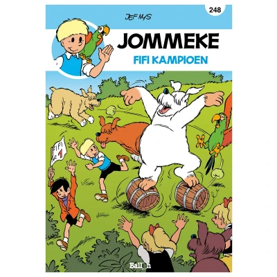 Afbeelding van Jommeke strip nieuwe look 248 Fifi kampioen