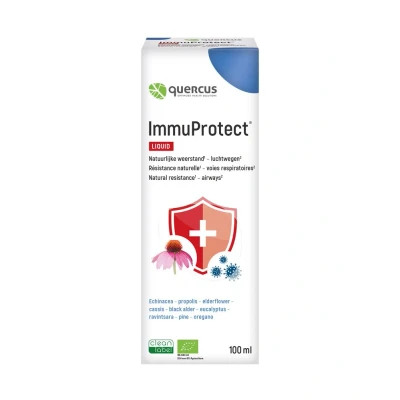Afbeelding van Quercus Immunteit &amp; Luchtwegen ImmuProtect Liquid Vloeibaar 100 ml