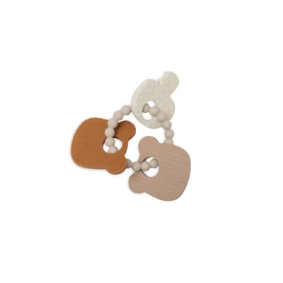 Afbeelding van Jollein Bijtring Siliconen 15x11x1cm Teddy Bear