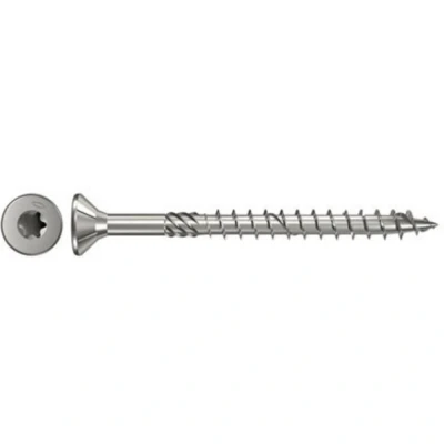Afbeelding van Fischer 657127 Houtschroef 6 mm 120 Binnen T, Interne vertanding, TX, Torx, T profiel RVS V2A Corrosiebestendig 100 stuk(s)