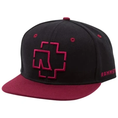 Afbeelding van Rammstein Snapback pet, zwart, één maat, zwart.