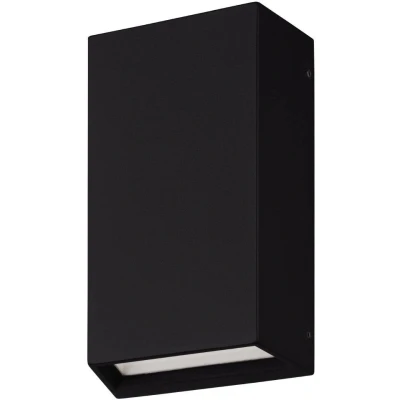 Afbeelding van EGLO Spongano led buitenwandlamp, gevel lamp, buitenlamp aluminium antraciet en transparant glas, instelbare kleurtemperatuur met schakelaar, IP65