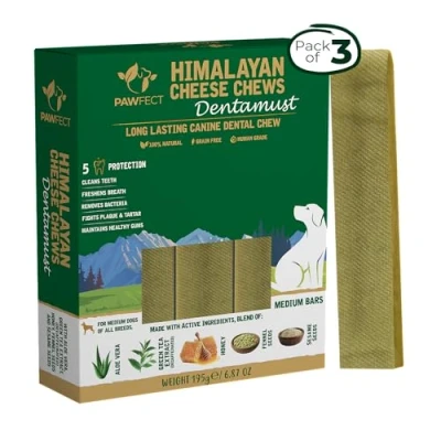 Afbeelding van Pawfect Dentamust Bars Aloë Vera Medium 195 gr.