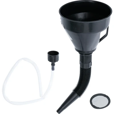 Afbeelding van BGS Olie vultrechterset met flexibele leiding en slang Ø 135 mm 3 delig