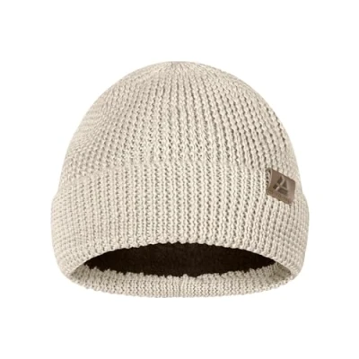 Afbeelding van DANISH ENDURANCE Beanie met Merinowol Fleece Binnenvoering Ultrawarm Wit