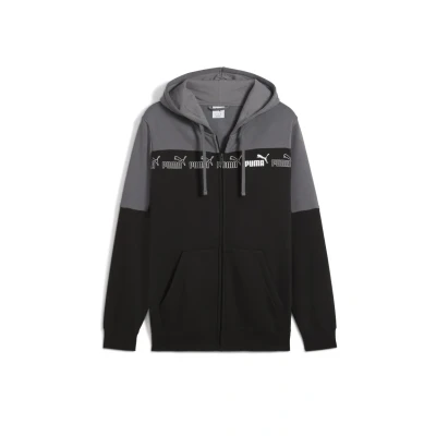 Afbeelding van Puma Around THE Block Sweater met rits, Heren, Maat: Small, Cool dark gray
