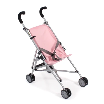 Afbeelding van Bayer Chic Poppenbuggy Roma (Lichtgrijs/Roze)